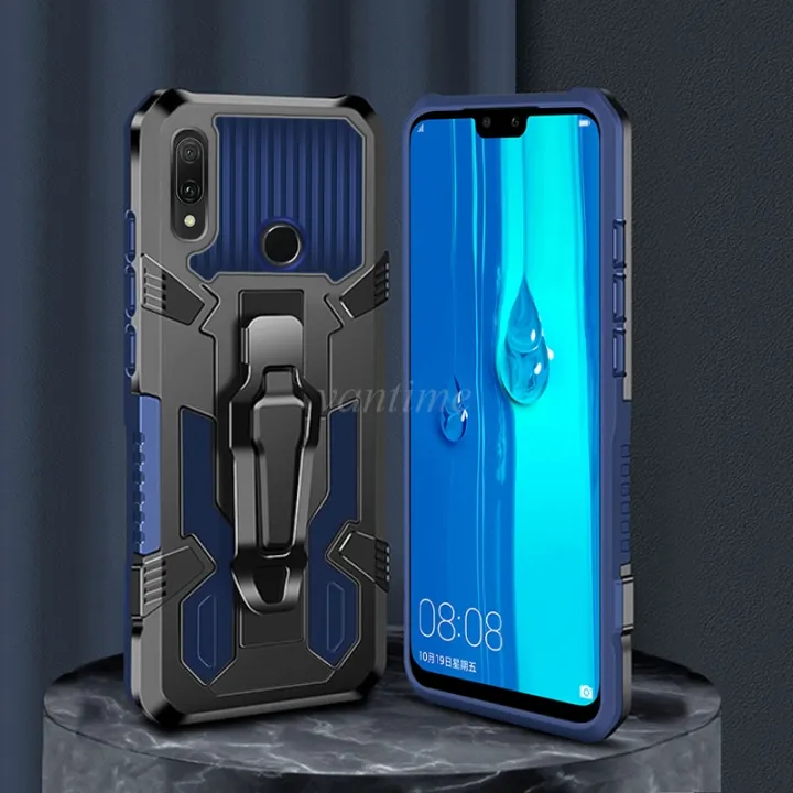Vantime%20for%20Huawei%20Y9%202019%20Belt%20Clip%20Case%20Kickstand%20Slim%20Phone%20Cover%20-%20Image%204