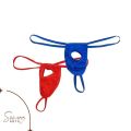 2 Pieces Men's Underwear Knitted Panties Without Trace T-shaped Back pants Micro Thongs Underpants Lingerie From Sewing Arts / Stylish & Fashionable Seductive T-Back Panties For Mens Red, Black, White, Blue, Golden, silver- Free Size).