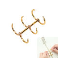 1X Metal Notebook Loose Leaf Binder Binder Ring Snap Album Split Hinged Keyring. 