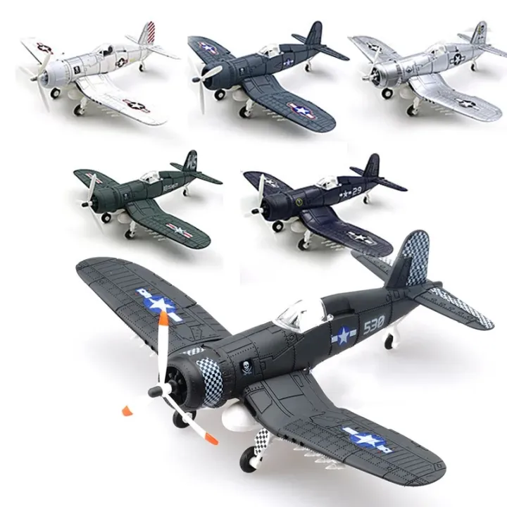 1/48%204D%20F4U%20Pirate%20Corsair%20Fighter%20Model%20Assemble%20Plane%20Model%20Airplane%20Aircraft%20Blocks%20Building%20Toys%20-%20Image%209