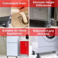 3X Washing Machine Foot Pads Support Adjustable Highly Non- Mat Anti Vibration Feet Pad for Washer and Dryer. 