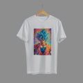 Stylish - Modern Vibe - Easily Usable - Dragon Ball Super Goku White Anime T-Shirt - T Shirt - Easy To maintain - Designed - Urban Vibes. 