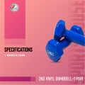 2kg vinyl dumbbell-1 Pair. 
