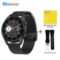 Microwear L19 Smart Watch Men Bluetooth-compatible Call ECG PPG IP68 Waterproof Fitness Tracker VS L15 L16 GTS Smartwatch. 