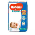 Huggies Baby Dry Diapers Small Size Belt 4-8kg 60 Pcs, Made in Malaysia - Baby Diaper. 
