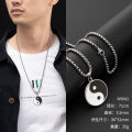Stylish Stainless Steel Pendant and Bar Necklace Chain For Men.