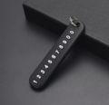 Anti-Lost keychain Phone Number Bicycle Car Auto Motor Bike Biker Cyclist Key Chain Ring Gift - Key Ring. 
