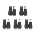 DC Power Balun Connector - Male Female (5 Pair).