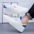 White Shoes2022New Style White Sneakers Men's Fashionable All-Matching White Shoes for Middle School Students Men's Casual Sneakers.