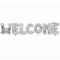 WELCOME Foil Balloon Set - 7 Piece Letter. 