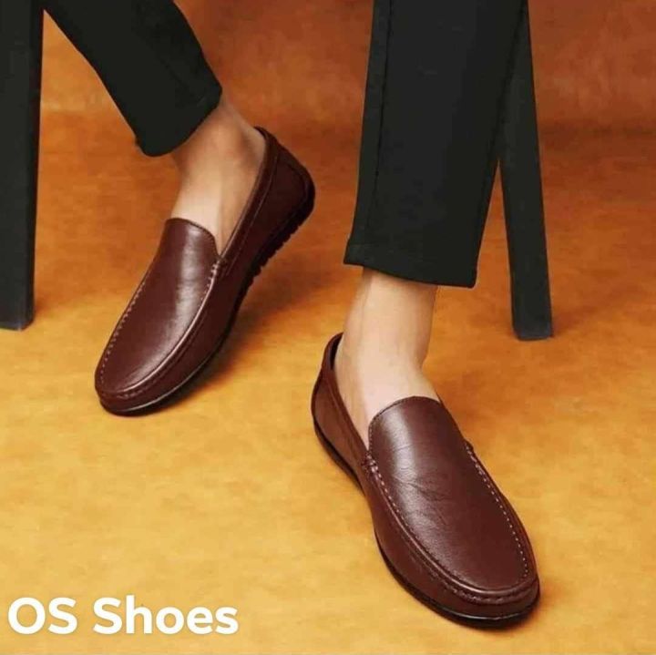 New High Quality JS Leather JS-112372 Slip Moccasins Loafers Casual Shoes For Men Driving By JS DREEM POINT