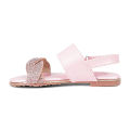 BubbleGummers FIONA Slip-On Belt Sandal for Little Girls. 