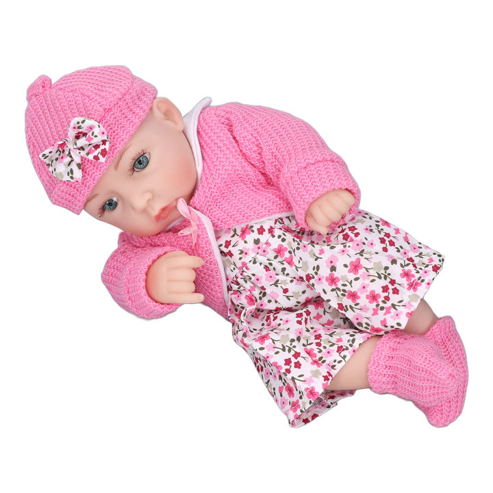 Newborn Girl Dolls Develop Self Reliance Silicone Girl Doll 11in Length For