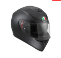 K3 SV AGV E2205 SOLID MPLK  MATT BLACK FULL FACE BIKE HELMET. 
