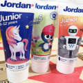 Norwegian Low Fluoride Anti Bore Children's Baby Toothpaste 0-5-12 Year Old Strawberry Fruit Flavor. 