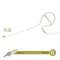 Mini Single Ear Hanging Omnidirectional Condenser Headset Microphone For Shure Akg Audio Technica Headworn Microphone. 