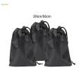 3 Pieces Shoes Bag Travel Shoe Bags Polyester Portable Shoe Bags Drawstring for Shoes Sundries. 