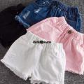 Girls shorts summer children's wear hot pants hole fashion denim shorts toddler girl calça infantil short bebe menina. 