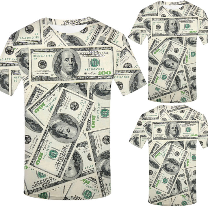 Money%20Dollar%20Bill%20Graphic%203D%20Printed%20T-Shirt%20Men%20Short%20Sleeve%20Crew%20Neck%20Tee%20Top%20-%20Image%204