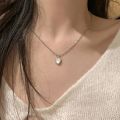 Men Ladies Charm Fashion Jewelry Elegant Women Fashion Y2k Red Heart Shaped Crystal Pendant Simple Popular Necklace Personality. 