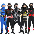 Anime Boys NINJA Cosplay Costume Jumpsuit Outfits Fantasia Children Boys Halloween Performance Samurai Costume Ninja costume.
