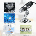 Digital Microscope 1600X 8LED 2MP USB Zoom Digital Microscope Hand Held Biological Endoscope Camera.