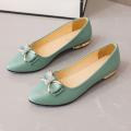 Shoes Women's2023New All-Match Butterfly Soft Bottom Pointed Mom Shoes Spring and Autumn Low-Cut Soft Leather Flat Pumps Women's Shoes. 