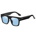 (New) overized quare unglae for men vintage flat top UN glae 2022 Fahion women' ungla luxury brand deigner Tom eyewear. 
