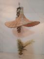 Eco friendly Hancrafted Bamboo Made Horn Design Celling Lampshade. 
