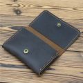 Vintage Card Holder Men Genuine Leather Credit Card Holder Small Wallet Money Bag ID Card Case Mini Purse for Male Tarjetero New.