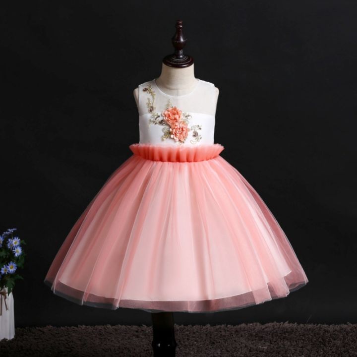 Kids%20Girls%20Flower%20Floral%201%203%205%20to%2010%2012%2013%20Years%20Old%20Gala%20Princess%20Dresses%20Communion%20Spanish%20Baby%20Dress%20Lilac%20Children%20Clothes%20-%20Image%202