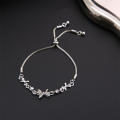 New Bracelet Sweet INS Love Heart Hollow Heart Bow Bracelet Jewelry for Daily wear Party accessory Gift for her Fashion enthusiasts Jewelry collection.