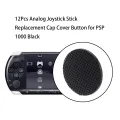 6pcs Analog Joystick Stick Replacement Cap Cover Button PSP 1000 Black. 