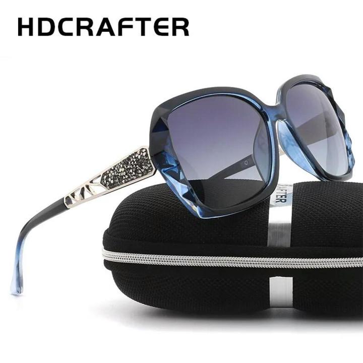 HDCRAFTER Brand Designer Ladies Polarized Sunglasses with original box