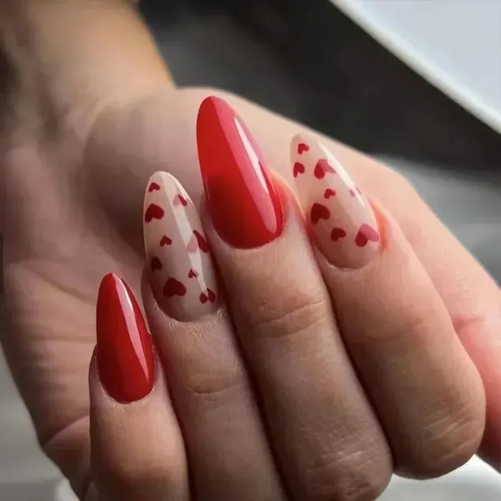 24pcs%20Almond%20Milk%20Yellow%20Chrome%20Powder%20Nails%20Fashion%20Wave%20Design%20False%20Nail%20Art%20Removable%20Waterproof%20Press%20on%20Nail%20Tips%20-%20Image%207
