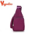 Yogodlns Oxford Waterproof Shoulder Bag Women Casual Crossbody Bag Multifunction Shopping Handbag Large Capacity Messenger Bag.