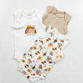 Infant and Toddler Baby Sleeveless Cotton Romper Bodysuit From Levin.