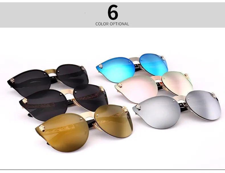 happy one】SilverLuxury Skeleton Skull Gothic Sunglasses For Women