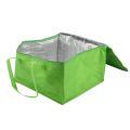 2X Foldable Large Cooler Bag Portable Food Cake Insulated Bag Aluminum Foil Thermal Box Green.
