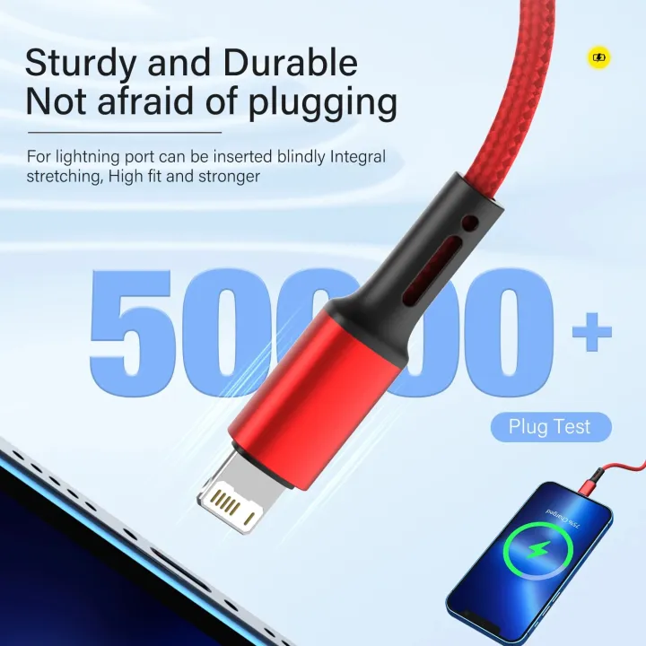 USB%20Cable%20For%20iPhone%2014%2013%2012%2011%20Pro%20Max%20Xs%20X%20XR%208%207%206%206s%20Plus%20SE%202%20Apple%20iPad%203A%20Fast%20Charging%20Data%20Cord%20Charger%20Long%20Wire%203m%20-%20Image%204