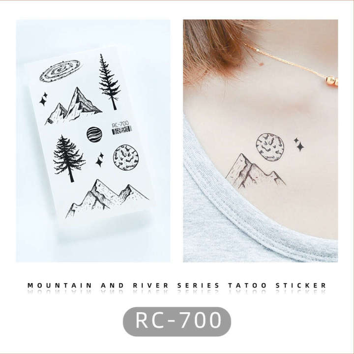 New%20Little%20Fresh%20Waterproof%20Mountain%20River%20Black%20and%20White%20Personalized%20Temporary%20Tattoo%20Hand%20Sticker%20-%20Image%206