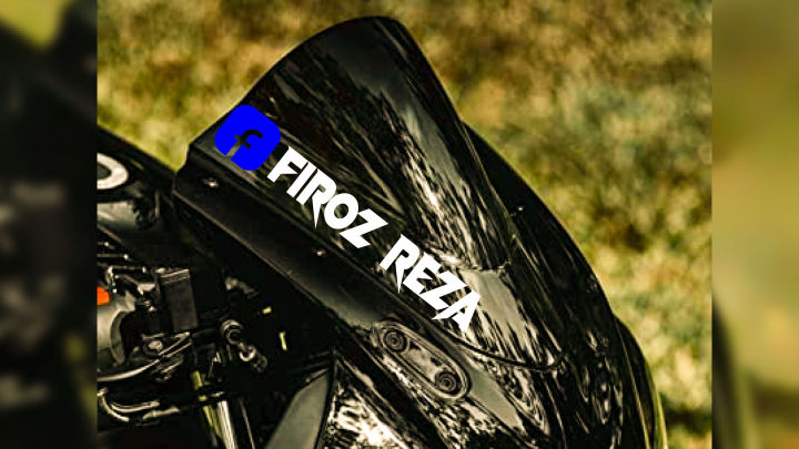 বাইকের জন্য নাম স্টিকার .. -- মোটরসাইকেল পরিবর্তন স্টিকার ধুলাবালি জলরোধী নাম ট্যাগ স্টিকার - bike stickers