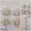 Mixer Grinder Heavy Nylon Coupler Motor and Jar - 6 Teeth White. 