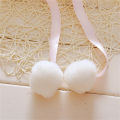 【VA VA VOOM】（NEW）Baby Girls Winter Cloak Coats Cute Rabbit Ear Hooded Plush Shawl Jacket. 