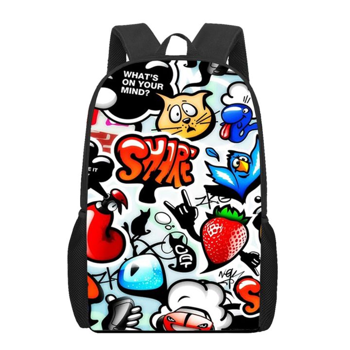 Anime%20Graffiti%20Sticker%20Pattern%20School%20Bag%20for%20Children%20Girls%20Boys%20Casual%20Backpacks%20Kids%20Backpack%20Teenager%2016%E2%80%9C%20School%20Bags%20-%20Image%202