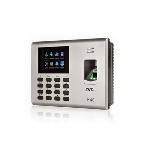 ZKTeco K40 Fingerprint Time Attendance & Access Control Terminal (with Adapter)