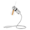 Flexible USB Fan LED Programmable RGB Color Message Display For PC Laptop. 