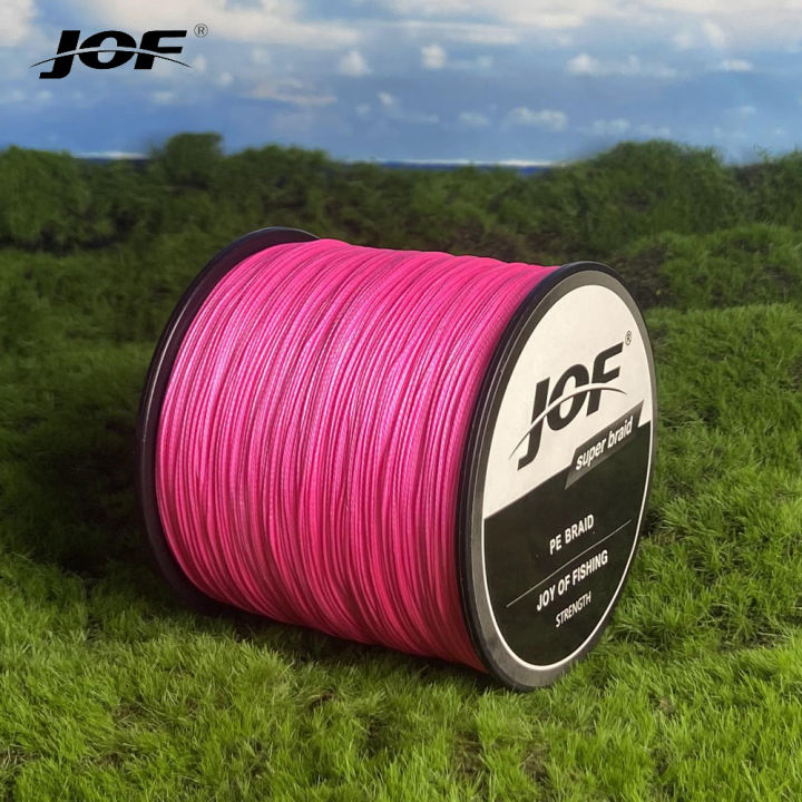 JOF Japan 4X 4 Strands Braided Fishing Line 300M 500M 1000M Multifilament PE Wire Fly Sea Saltwater Weave Extreme Pesca