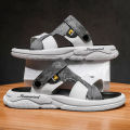 Big Size 45 46 Large Summer Men's Casual Sandals Wear Beach Leather Shoes Men Zapatilla Hombre Mens Slides Slipers. 