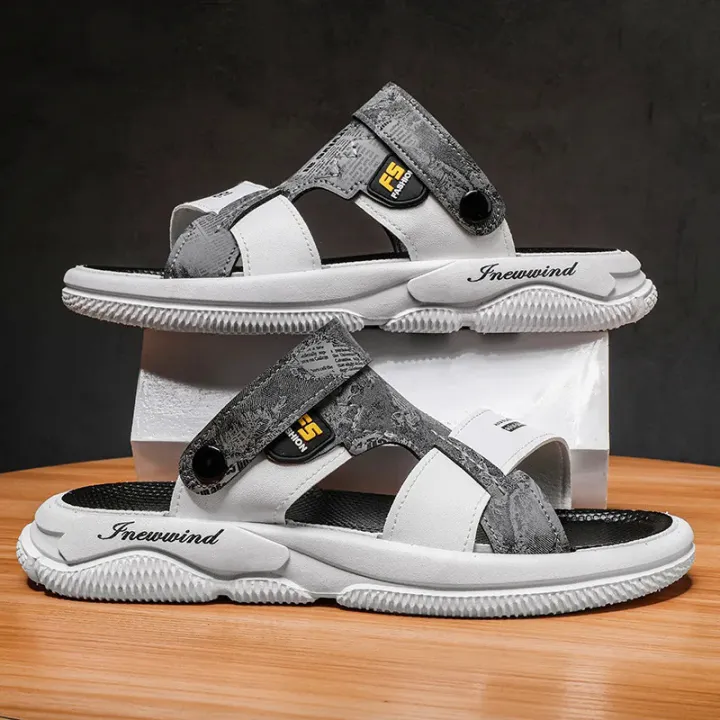 Big%20Size%2045%2046%20Large%20Summer%20Men's%20Casual%20Sandals%20Wear%20Beach%20Leather%20Shoes%20Men%20Zapatilla%20Hombre%20Mens%20Slides%20Slipers%20-%20Image%202